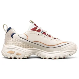 D lites Low-Top-Schuhe Beige/Rot