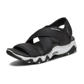 D‘ Lites Sandalen Schwarz/Weiß