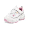 D‘ Lites Strap Memory Foam Laufschuhe „White Pink“