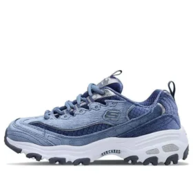 D‘ Lites Velvet Low-Top Clunky Schuhe Grau/Blau