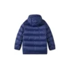 Daunenjacke mit Buchstabenprint „Black Blue“
