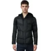 Daunenjacke mit Logo-Aufdruck „Schwarz“