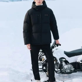 Daunenjacke „Schwarz“