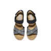 Desert Kiss Cross Strap Casual Sandale „Brown Black“