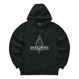 Diamond Series Letter Hoodie „Schwarz Weiß“