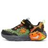 Dino-Lights Sneaker „Grün Orange Schwarz“