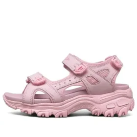 Dlites Leichte, bequeme Sport-Sandalen für große Jungs in Pink und Rot
