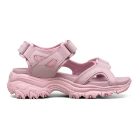 Dlites Leichte, bequeme Sport-Sandalen für große Jungs in Pink und Rot