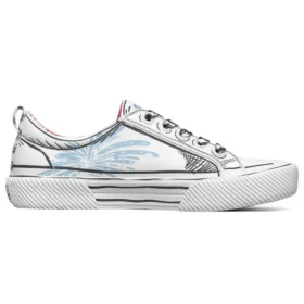 Dr. Seuss x Skechers Bob’s B Wilder Low – Freizeitschuhe Weiß/Blau/Schwarz