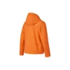 Einfarbige 3-in-1-Jacke mit Reißverschluss „Orange Teal“
