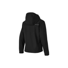 Einfarbige 3-in-1-Jacke mit Reißverschluss „Schwarz“