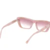 Elevated Cateye Sonnenbrille mit Marmor-Farbverlauf Elevated Cateye Sonnenbrille mit Marmor-Farbverlauf
