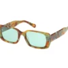 Elevated Rectangle 3 Line Sonnenbrille