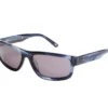Elevated Rectangle Shiny Horn Sonnenbrille