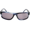 Elevated Rectangle Shiny Horn Sonnenbrille