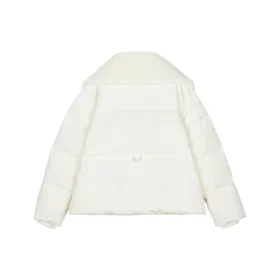 FASHION Daunenjacke mit Buchstabenprint „Weiß“