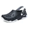 Foamies Sandalen „Black White“