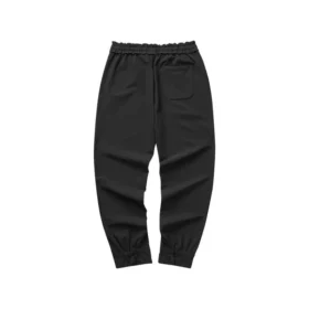 Gewebte gerade Freizeithose der Diamond-Serie „Schwarz“