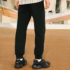 Gewebte Hose „Schwarz“
