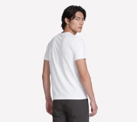 GO DRI Pima Kurzarm-T-Shirt mit V-Ausschnitt