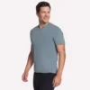 GO DRI Pima Kurzarm-T-Shirt mit V-Ausschnitt