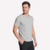 GO DRI Pima Kurzarm-T-Shirt mit V-Ausschnitt
