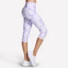 GO FLEX bedruckte Caprihose mit hoher Taille GO FLEX bedruckte Caprihose mit hoher Taille