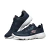 Go Run Focus Schuhe Blau/Weiß/Rosa
