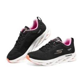 Go Run Swirl Tech „Schwarz Weiß Rosa“