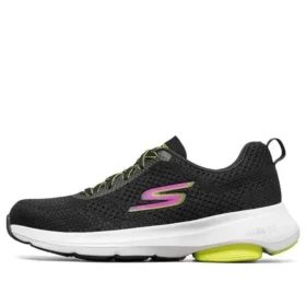 Go Run Viz Tech Sneaker Schwarz/Gelb/Pink