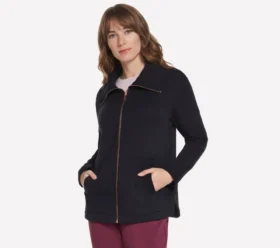 GO SNUGGLE Tunika-Jacke mit durchgehendem Reißverschluss