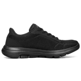 Go Walk 5 Lederschuhe Schwarz