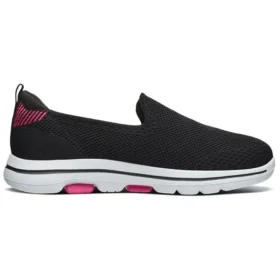 Go Walk 5 Loafer „Schwarz-Pink-Rot“