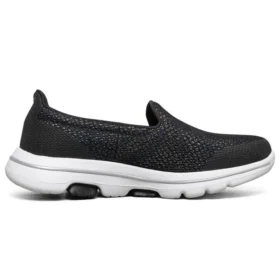 Go Walk 5 Slipper „Black White“