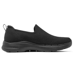 Go Walk 6 First Class Slipper „Pure Black“