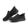 Go Walk 6 First Class Slipper „Pure Black“