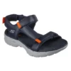 Go Walk 6 Sandale „Navy Orange“