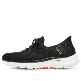 Go Walk 6 Schnürschuhe „Black Pink“