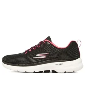 Go Walk 6 „Stunning Glow – Schwarz/Hot Pink“