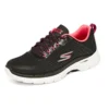 Go Walk 6 „Stunning Glow – Schwarz/Hot Pink“