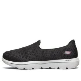 Go Walk Evolution Ultra Slipper „Schwarz-Weiß“