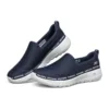 Go Walk Joy Low-Top-Slipper Blau/Weiß