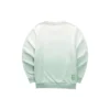 Gradient Letter Crew Sweatshirt „Green White“