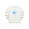 Grafik-Crew-Pullover „Schwarz Weiß Rosa Blau Grau“