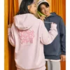 Grafik-Hoodie „Pink“