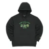 Grafik-Hoodie „Schwarz Grün Beige Rot Grau“