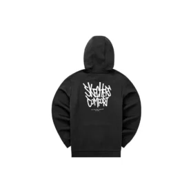 Grafik-Hoodie „Schwarz Weiß“