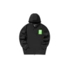 Grafik-Hoodies „Black White Green“