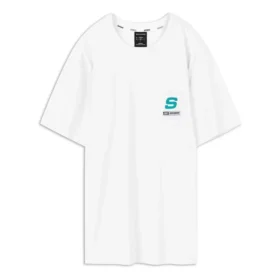 Grafik-T-Shirt „Weiß Blau Rot“