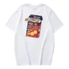 Grafik-T-Shirt „Weiß Schwarz Rot“